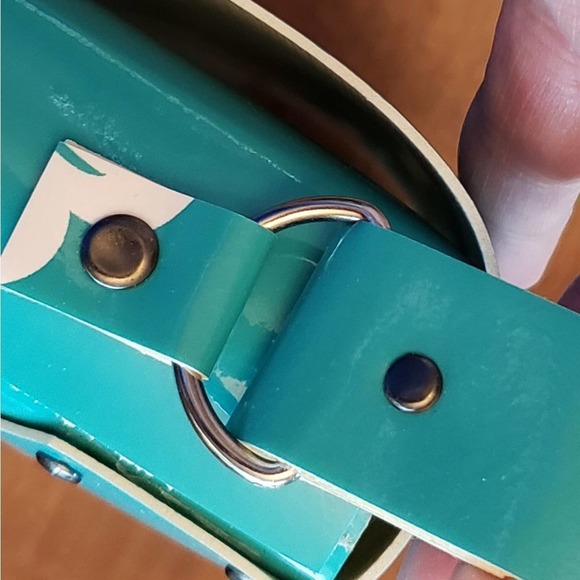 New handmade unique vinyl three piece matching set tote, shoulder bag, note pad - Picture 11 of 14